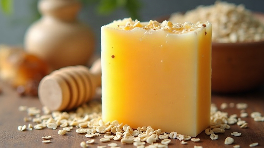Honey and Oatmeal Soap for Sensitive Skin: Step-by-Step Recipe